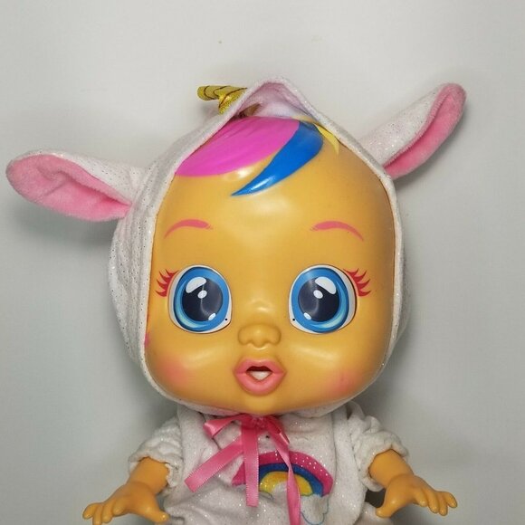 Cry Babies Dreamy The Unicorn Interactive Crying Doll - Picture 2 of 9